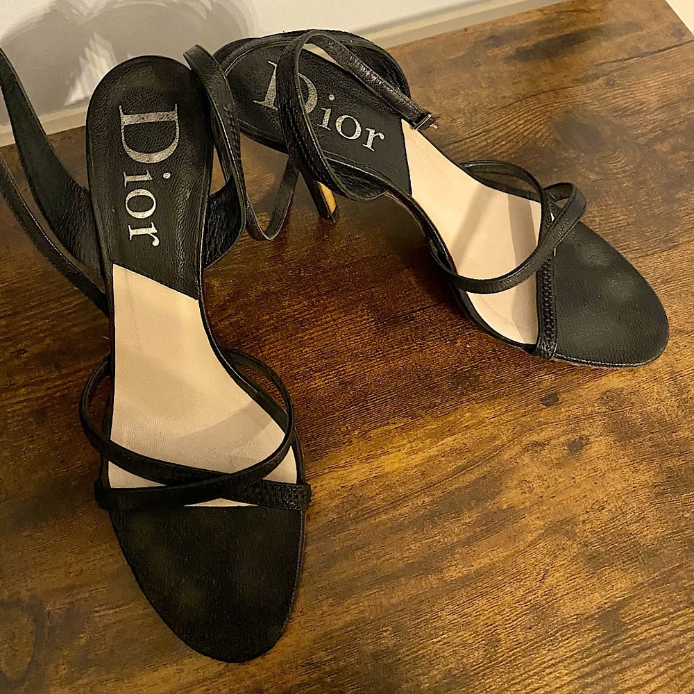 Christian Dior Strappy Sandals- 38.5 EUC